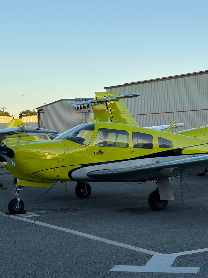 The You Fly LA training fleet on the ramp at Van Nuys Airport