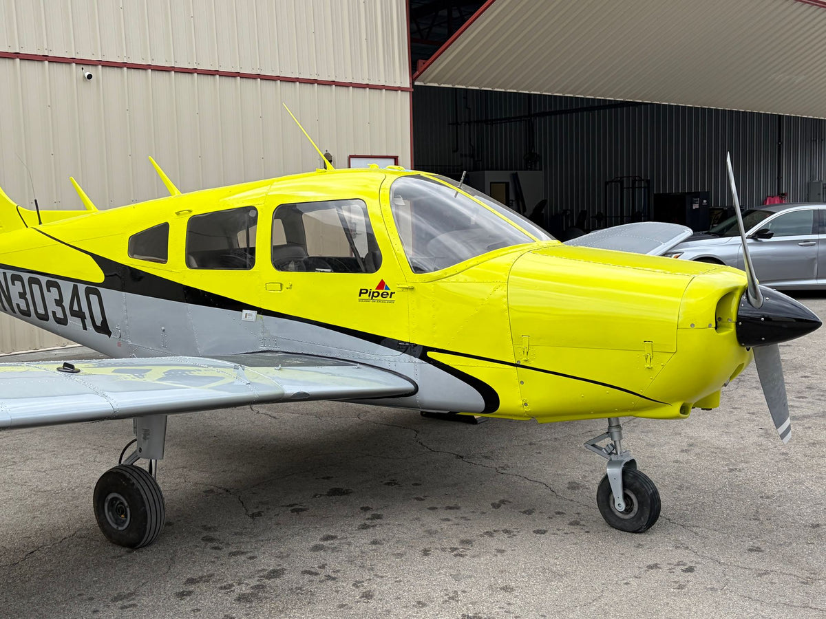 Piper Warrior N3034Q, front quarter, close